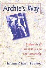 Cover of Archie's Way by Richard Ezra Probert