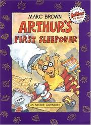 Front cover of Arthur's First Sleepover (Arthur Adventure Series) by Marc Brown
