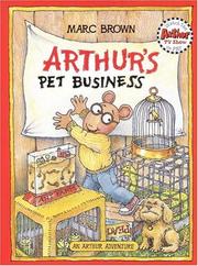 Front cover of Arthur's pet business by Marc Brown