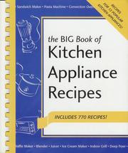 Front cover of The Big Book of Kitchen Appliance Recipes (Nitty Gritty Cookbooks: Kitchen Electrics) (Nitty Gritty Cookbooks - Kitchen Electrics) by Katona; German; White; Simmons