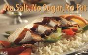 Front cover of No Salt, No Sugar, No Fat by Jacqueline Williams