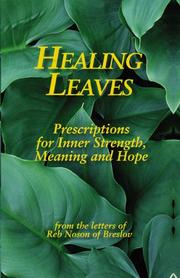 Cover of Healing leaves by Sternharz, Nathan