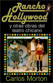 Front cover of Rancho Hollywood y otras obras del teatro chicano by Carlos Morton