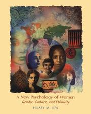 Cover of A new psychology of women by Hilary M. Lips