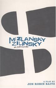 Cover of Mizlansky/Zilinsky or "Schmucks" by Jon Robin Baitz