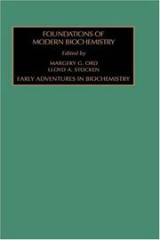 Front cover of Quantum leaps in biochemistry by Margery G. Ord
