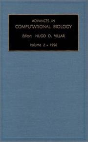 Front cover of Advances in Computational Biology, Volume 2 (Advances in Computational Biology) by H.O. Villar