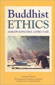 Cover of Buddhist ethics by Jamgon Kongtrul Lodro Thaye