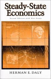 Cover of Steady-state economics by Herman E. Daly