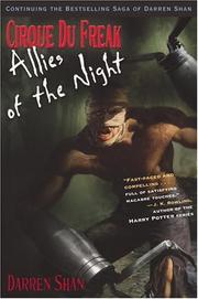 Front cover of Allies of the Night by Darren Shan