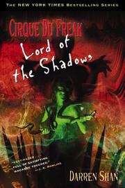 Front cover of Lord of the Shadows (Cirque Du Freak #11) by Darren Shan