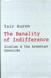 Front cover of The banality of indifference by Yair Auron