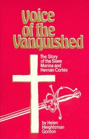 Cover of Voice of the vanquished by Helen Heightsman Gordon