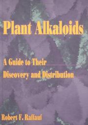 Cover of Plant alkaloids by Robert F. Raffauf