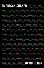 Cover of American Sucker by David Denby