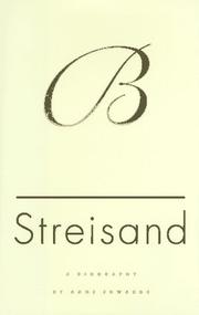 Cover of Streisand by Anne Edwards
