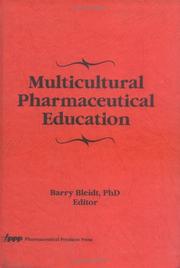 Cover of Multicultural pharmaceutical education by Barry Bleidt