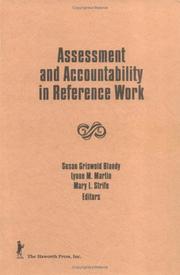 Front cover of Assessment and accountability in reference work by Lynne M. Martin