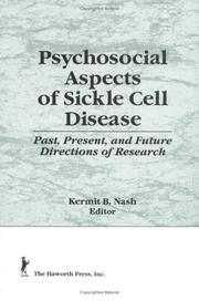 Front cover of Psychosocial Aspects of Sickle Cell Disease by Kermit B. Nash