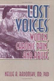Cover of Lost voices by Nellie A. Radomsky