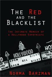Cover of The Red and the Blacklist by Norma Barzman