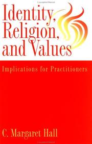 Front cover of Identity, religion, and values by C. Margaret Hall