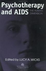 Cover of Psychotherapy and AIDS by Lucy A. Wicks