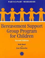 Cover of Bereavement Support Group Program For Children by Beth Haasl