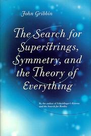 Front cover of In search of SUSY by John R. Gribbin