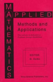 Cover of Applied Mathematics by Gabriel A. Oyibo