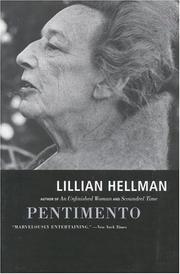 Front cover of Pentimento - A Book Of Portraits by Lillian Hellman