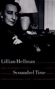 Cover of Scoundrel time by Lillian Hellman