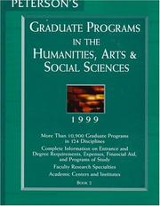 Front cover of Peterson's graduate and professional programs by Peterson's Guides, Inc