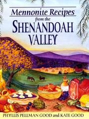 Front cover of Mennonite Recipes from the Shenandoah Valley by Phyllis P Good