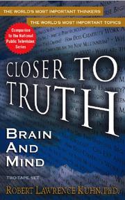 Cover of Brain and Mind (Closer to Truth audio series) by Robert Lawrence Kuhn