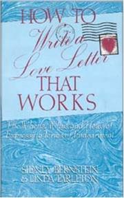 Front cover of How to write a love letter that works by Sidney Bernstein