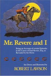 Front cover of Mr. Revere and I by Robert Lawson