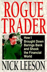 Cover of Rogue trader by Nicholas William Leeson
