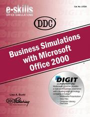 Front cover of Business simulations with Microsoft Office 2000 by Lisa A. Bucki