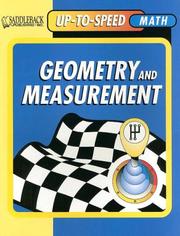 Cover of Geometry and Measurement (Uptospeed Math) by Barbara Irvin
