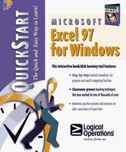Cover of Microsoft Excel 97 for Windows by Laurie A. Perry