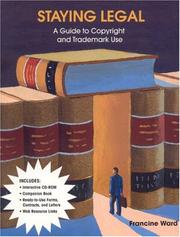 Front cover of Staying legal by Francine Ward