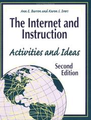 Cover of The Internet and instruction by Ann E. Barron
