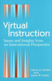 Cover of Virtual instruction by Carine M. Feyten