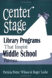 Front cover of Center stage by Patricia J. Wilson