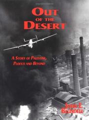 Front cover of Out of the desert by John E. Blundell
