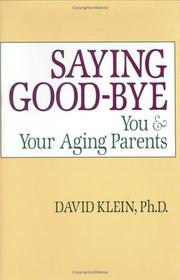Cover of Saying Goodbye by David H. Klein