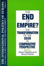 Front cover of End of Empire? Vol. 9 by Karen Dawisha