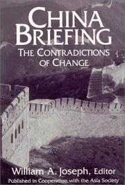 Cover of China Briefing by William A. Joseph