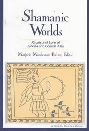 Front cover of Shamanic worlds by Marjorie Mandelstam Balzer